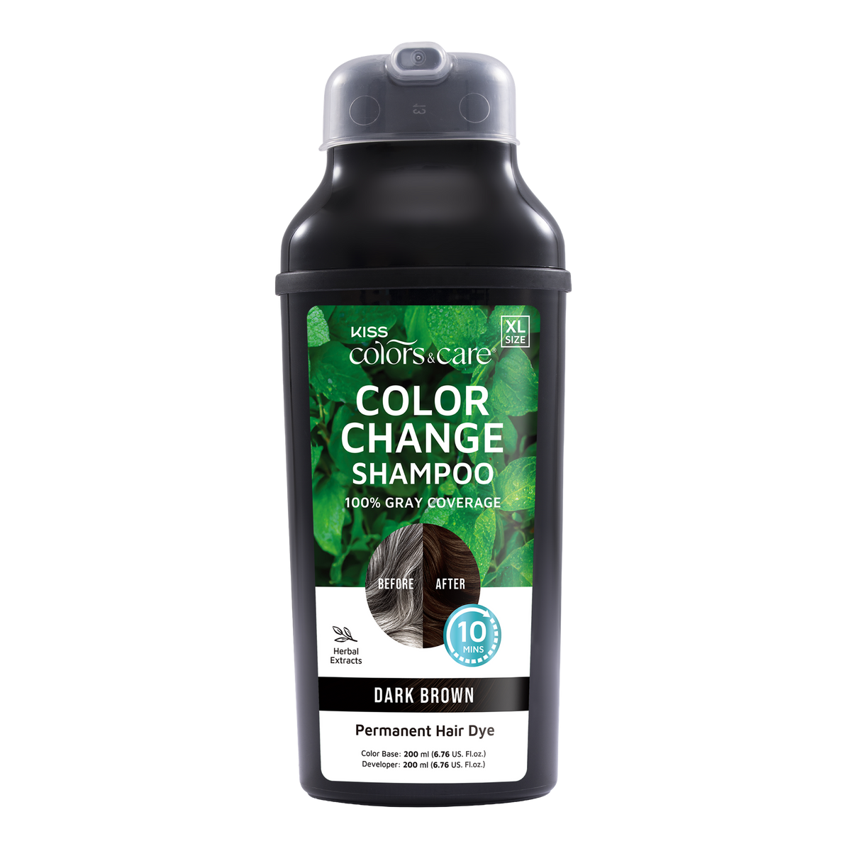 Color Change Shampoo - Bottle - Dark Brown