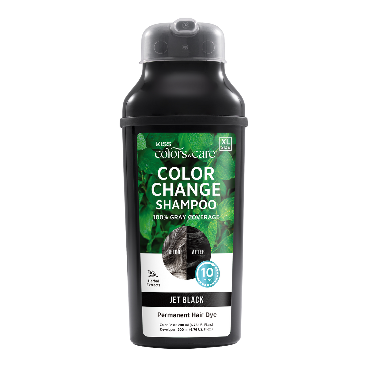 Color Change Shampoo - Bottle - Jet Black