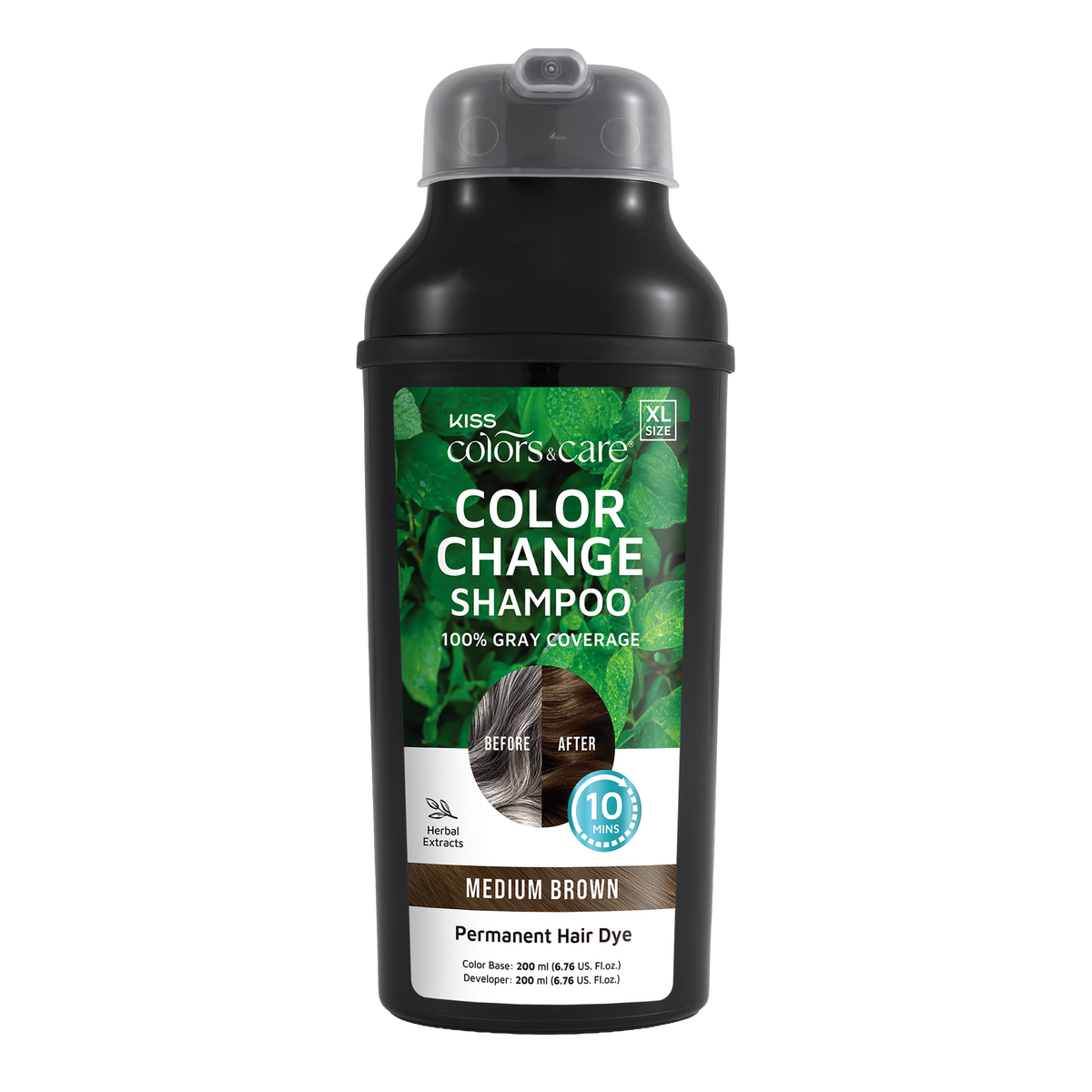Color Change Shampoo - Bottle - Medium Brown