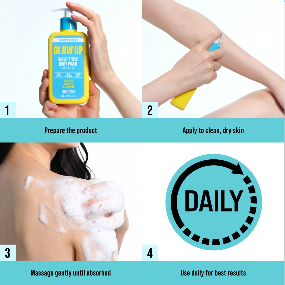 Glow Up Brightening Body Wash - 500 mL - photo 8