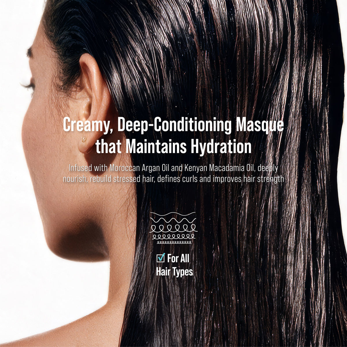 Argan & Macadamia Deep Conditioning Masque - 500 mL - photo 5