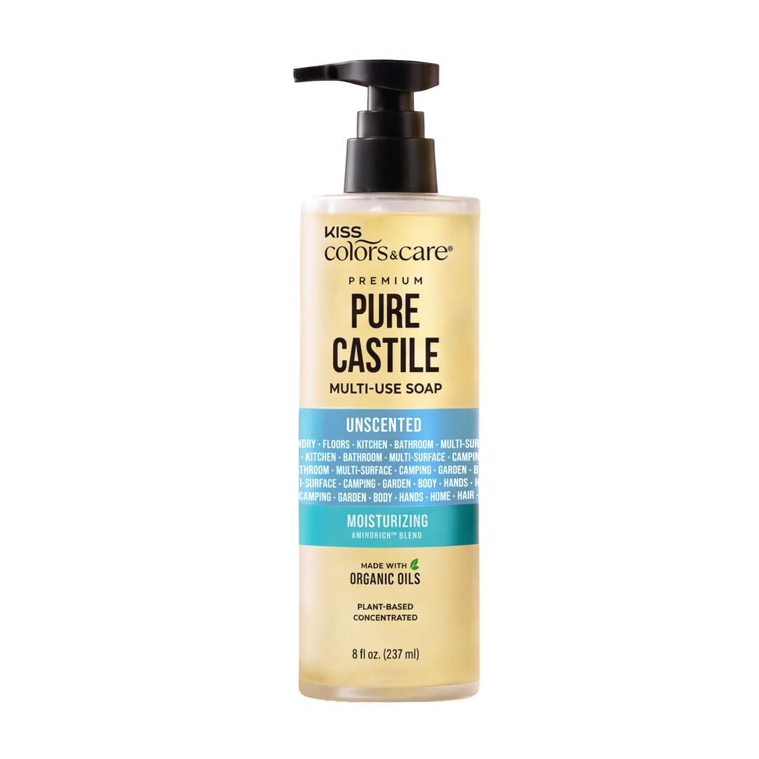 Premium Pure Castile Soap - 8 oz - Unscented