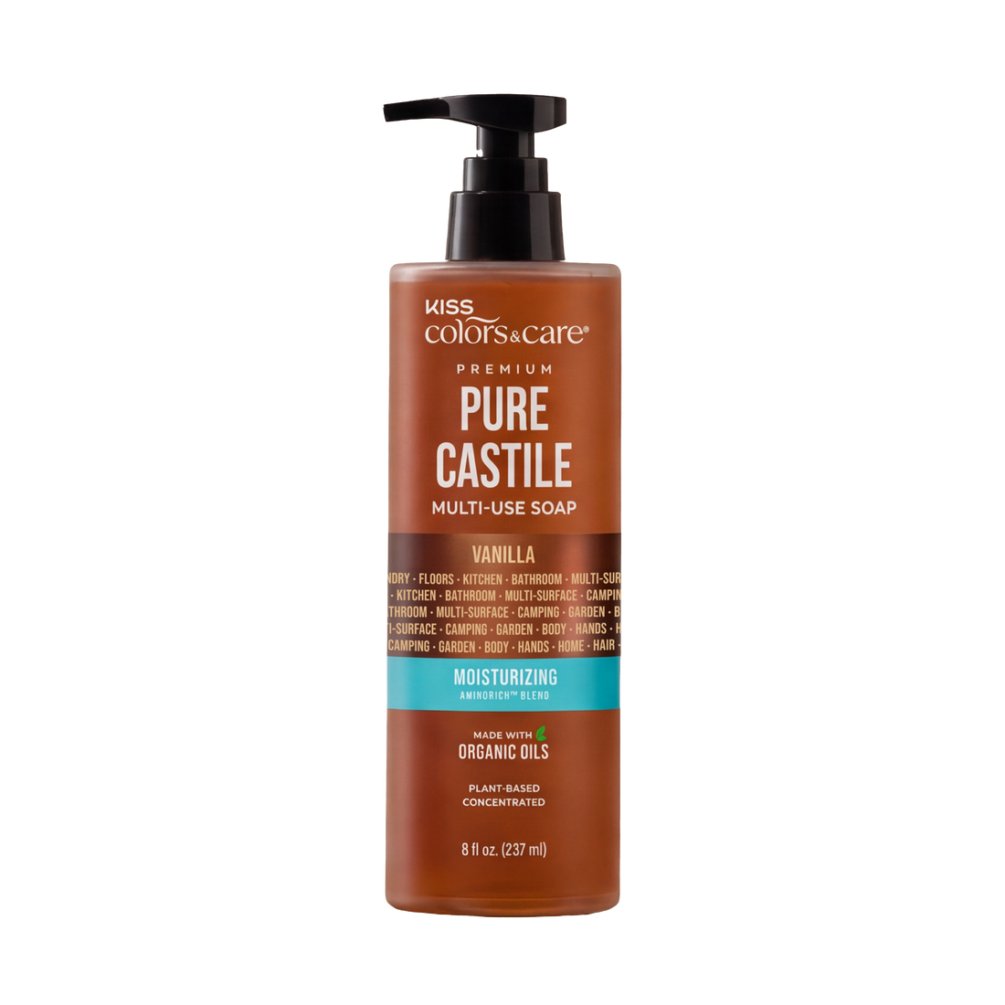 Premium Pure Castile Soap - 8 oz - Vanilla