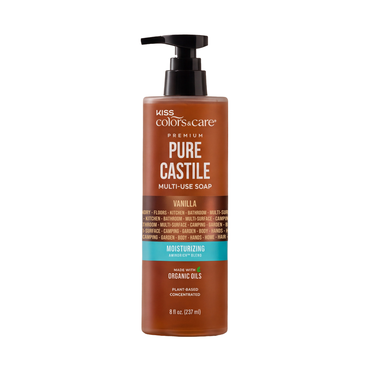 Premium Pure Castile Soap - 8 oz - Vanilla