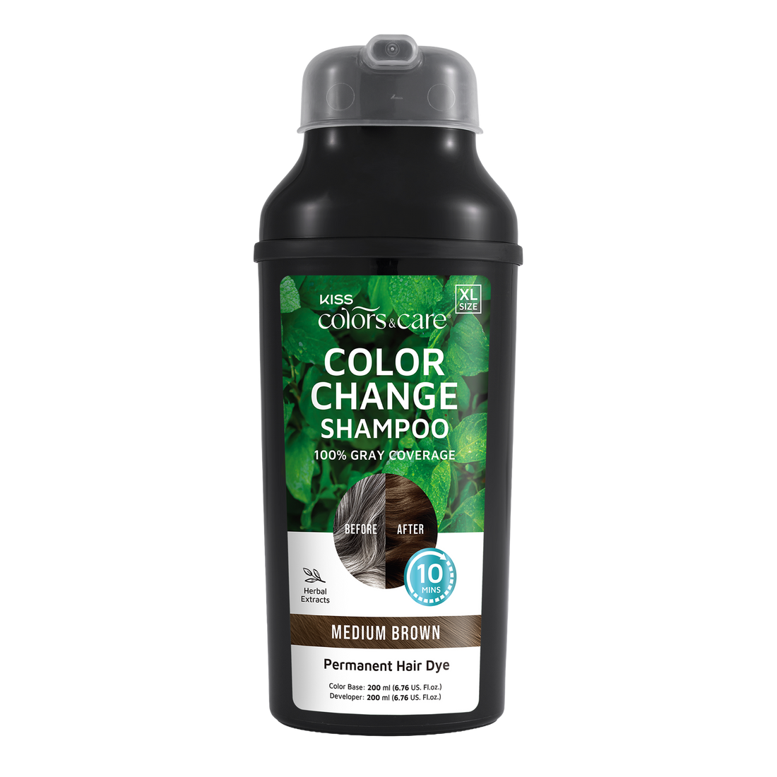 Color Change Shampoo - Bottle - Medium Brown