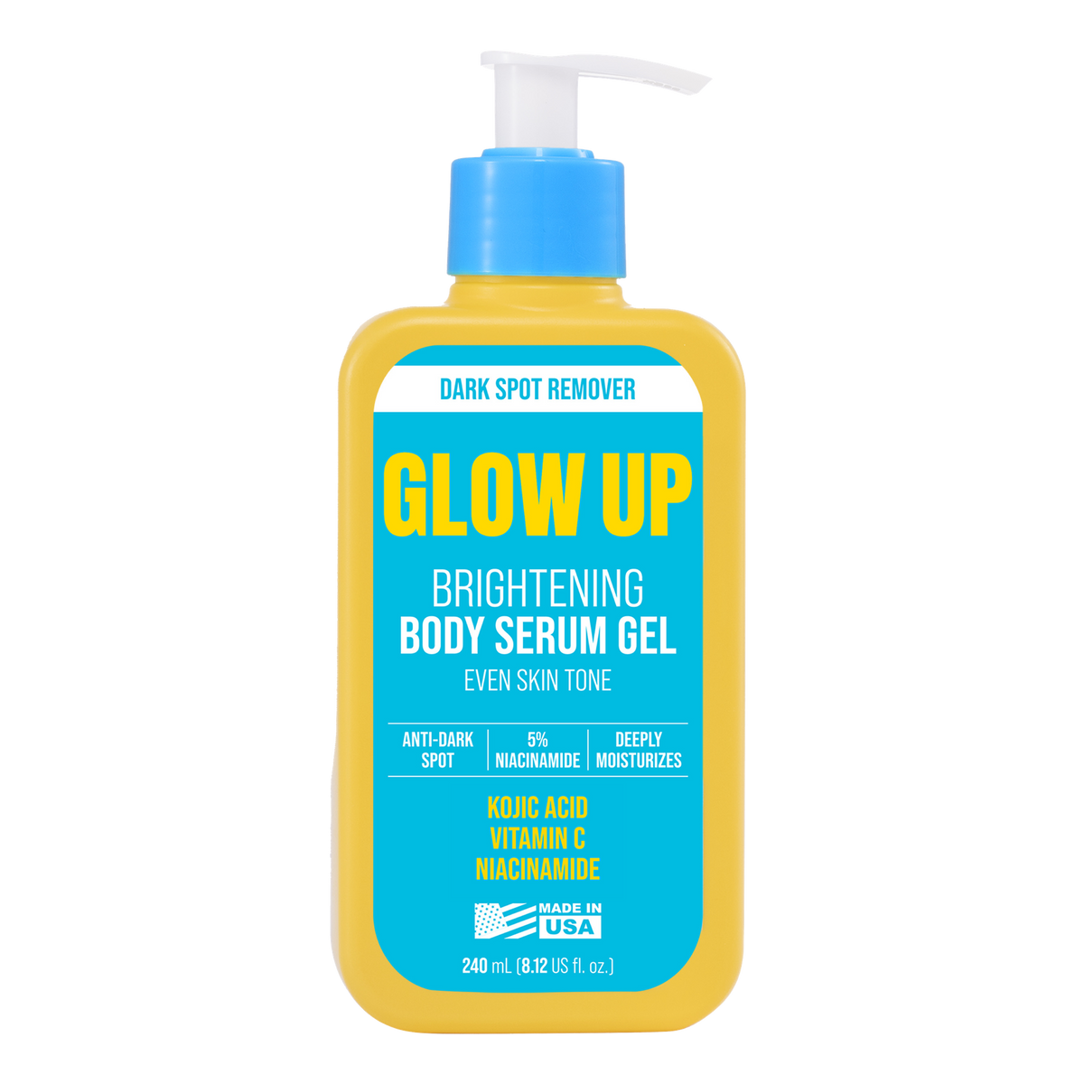 Glow Up Brightening Body Serum Gel - 240 mL
