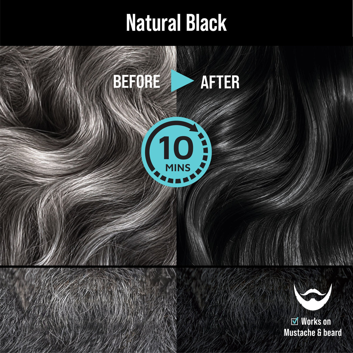 Color Change Shampoo - 3 pc Sachet - Black - photo 4