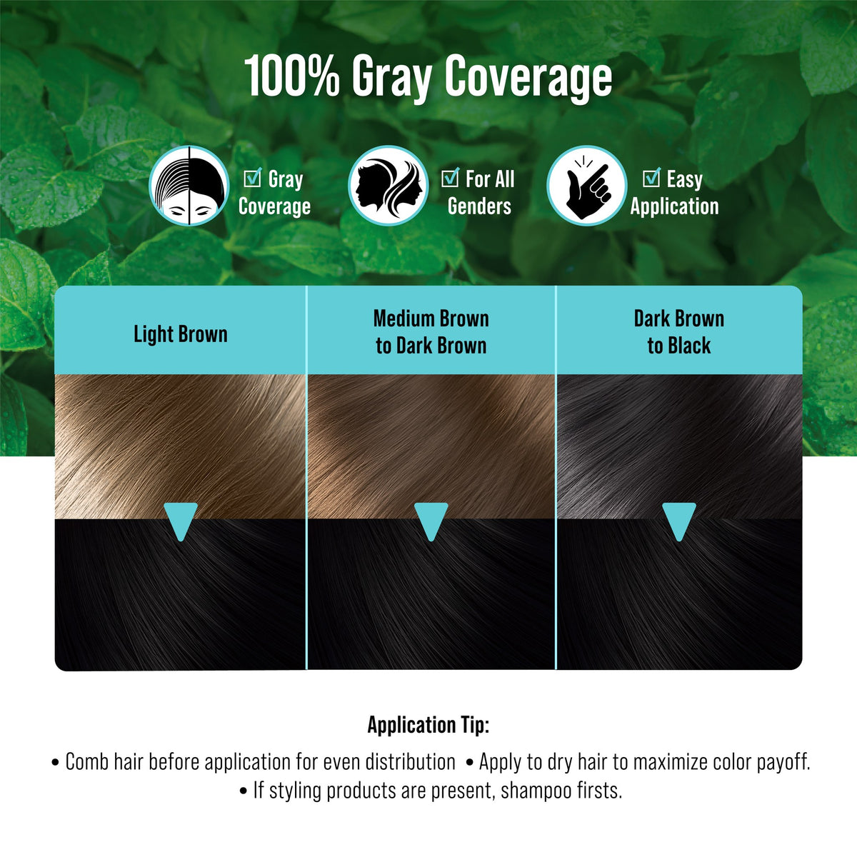 Color Change Shampoo - 3 pc Sachet - Black - photo 9