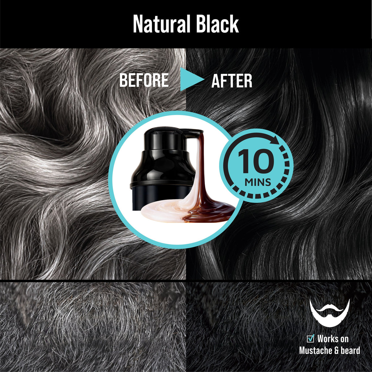 Color Change Shampoo - Bottle - Natural Black - photo 4