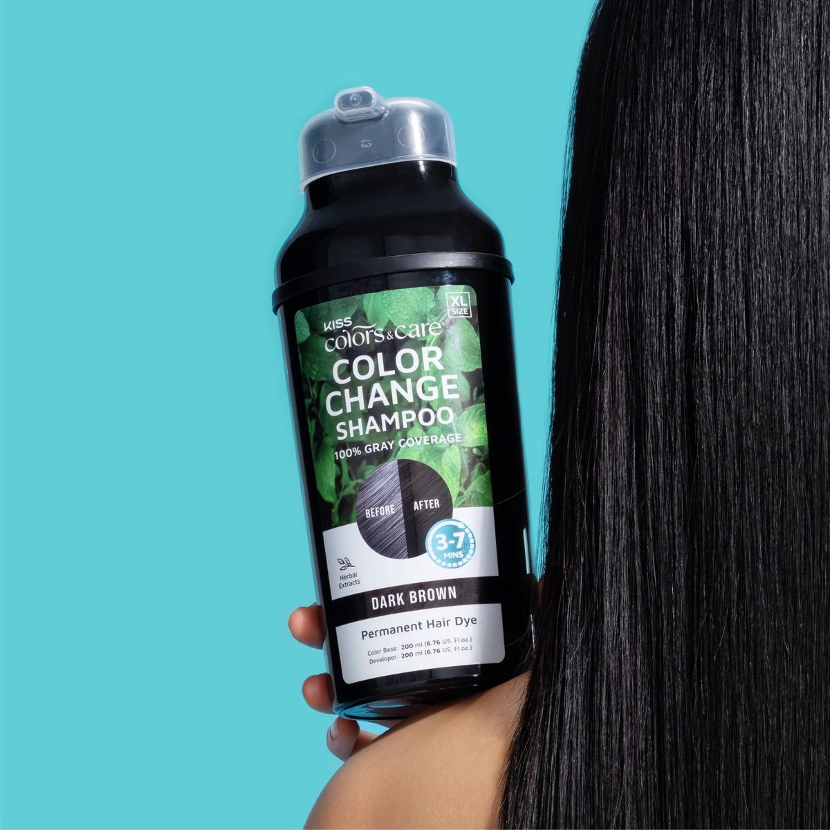 Color Change Shampoo - Bottle - Dark Brown - photo 3