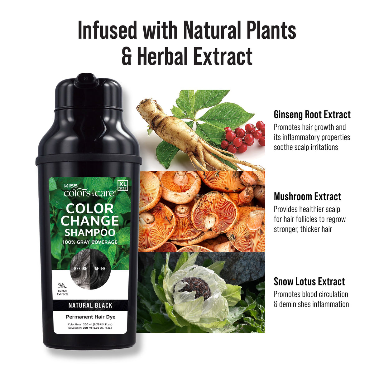 Color Change Shampoo - Bottle - Dark Brown - photo 7