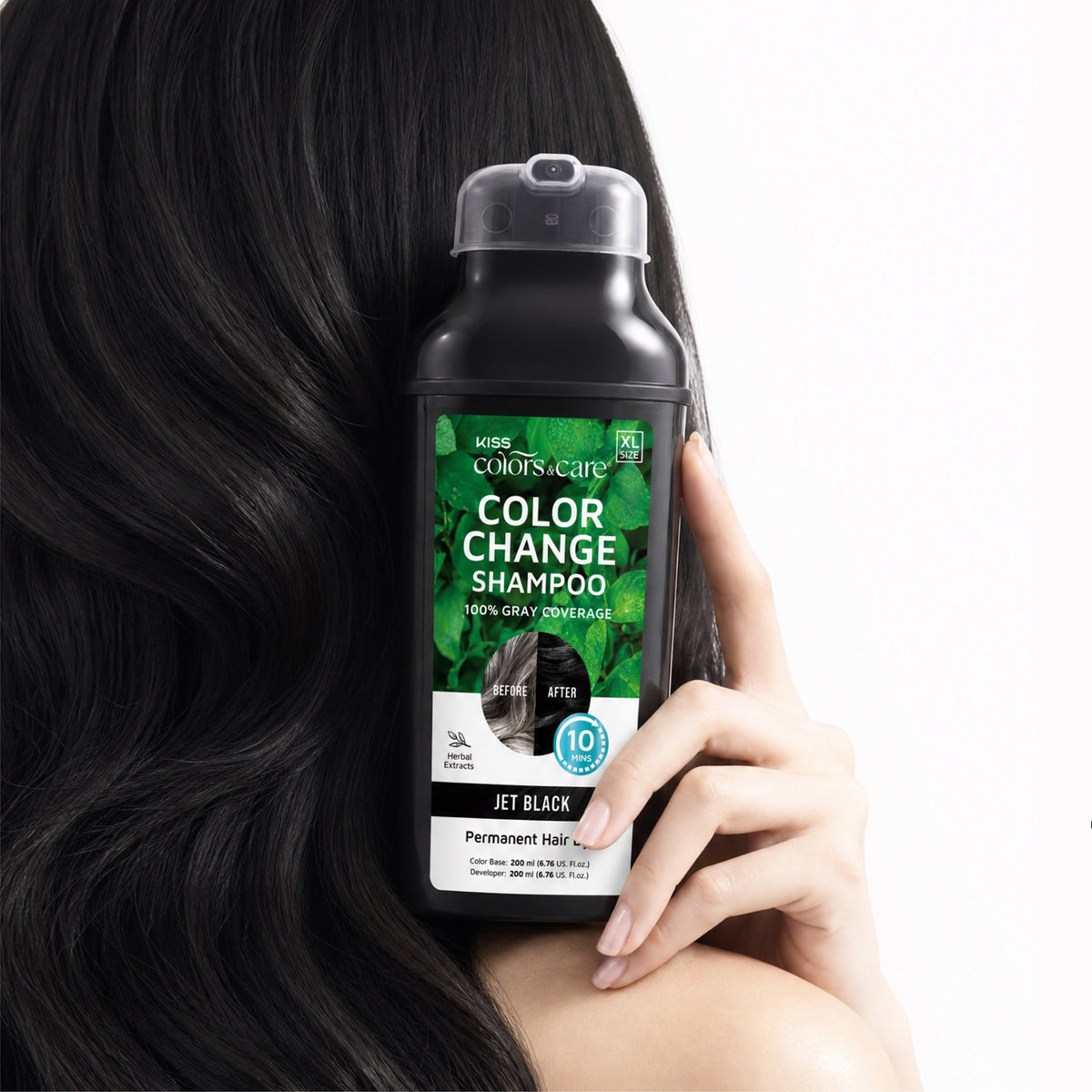 Color Change Shampoo - Bottle - Jet Black - photo 3