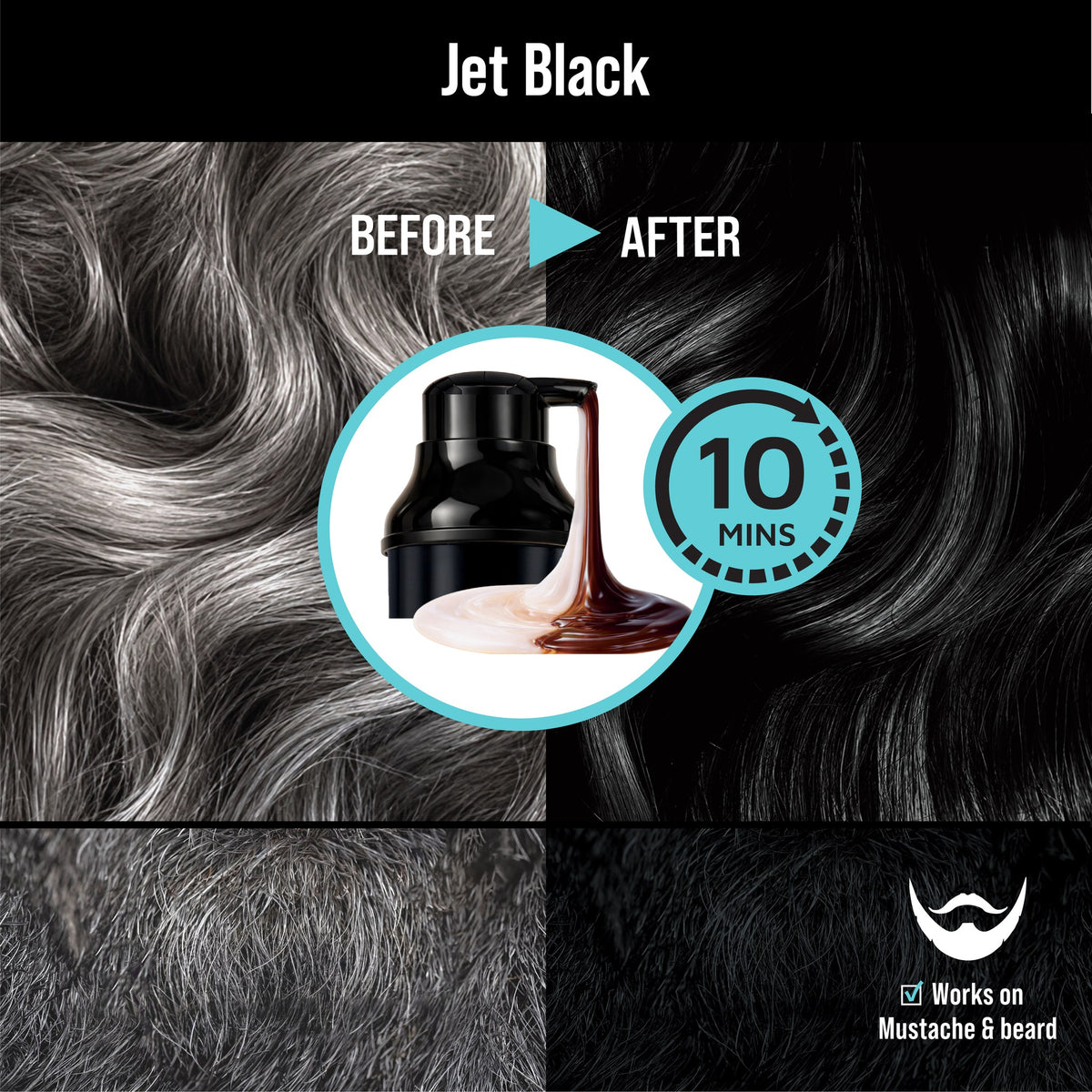 Color Change Shampoo - Bottle - Jet Black - photo 4