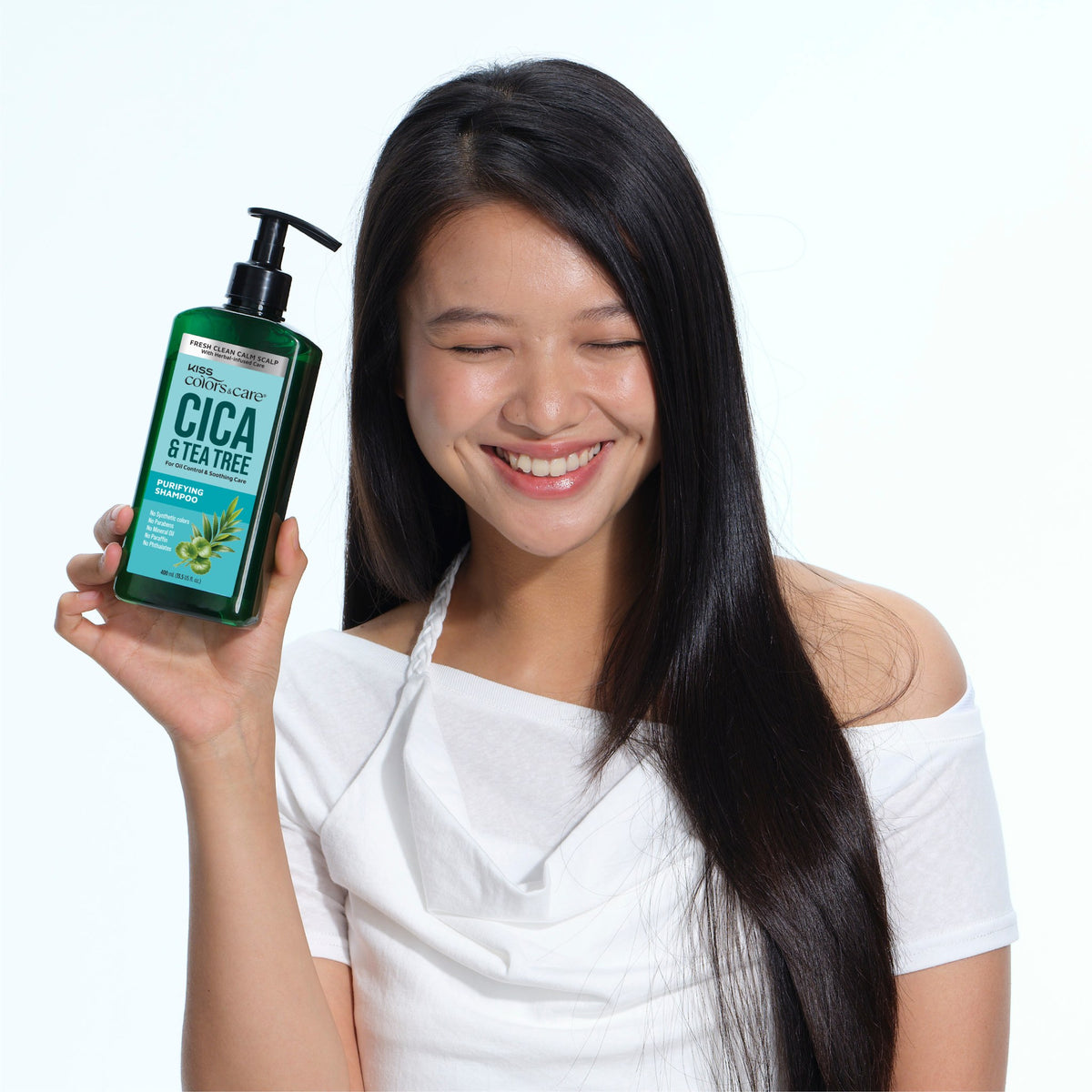 Cica &amp; Tea Tree Purifying Shampoo - 400 mL - photo 3