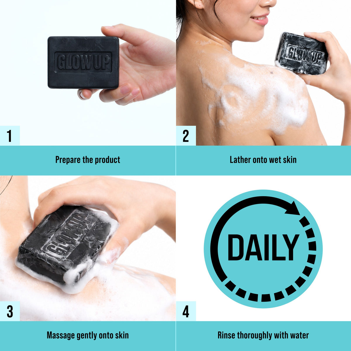 Brightening Soap Bar - 150 g - Charcoal - photo 8
