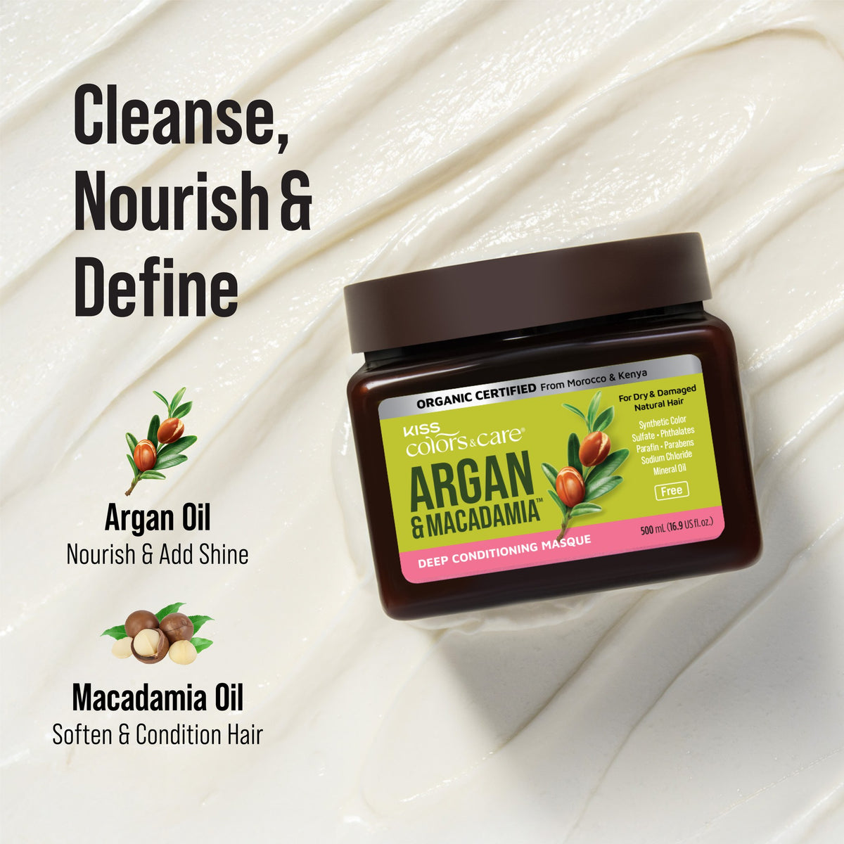 Argan &amp; Macadamia Deep Conditioning Masque - 500 mL - photo 9