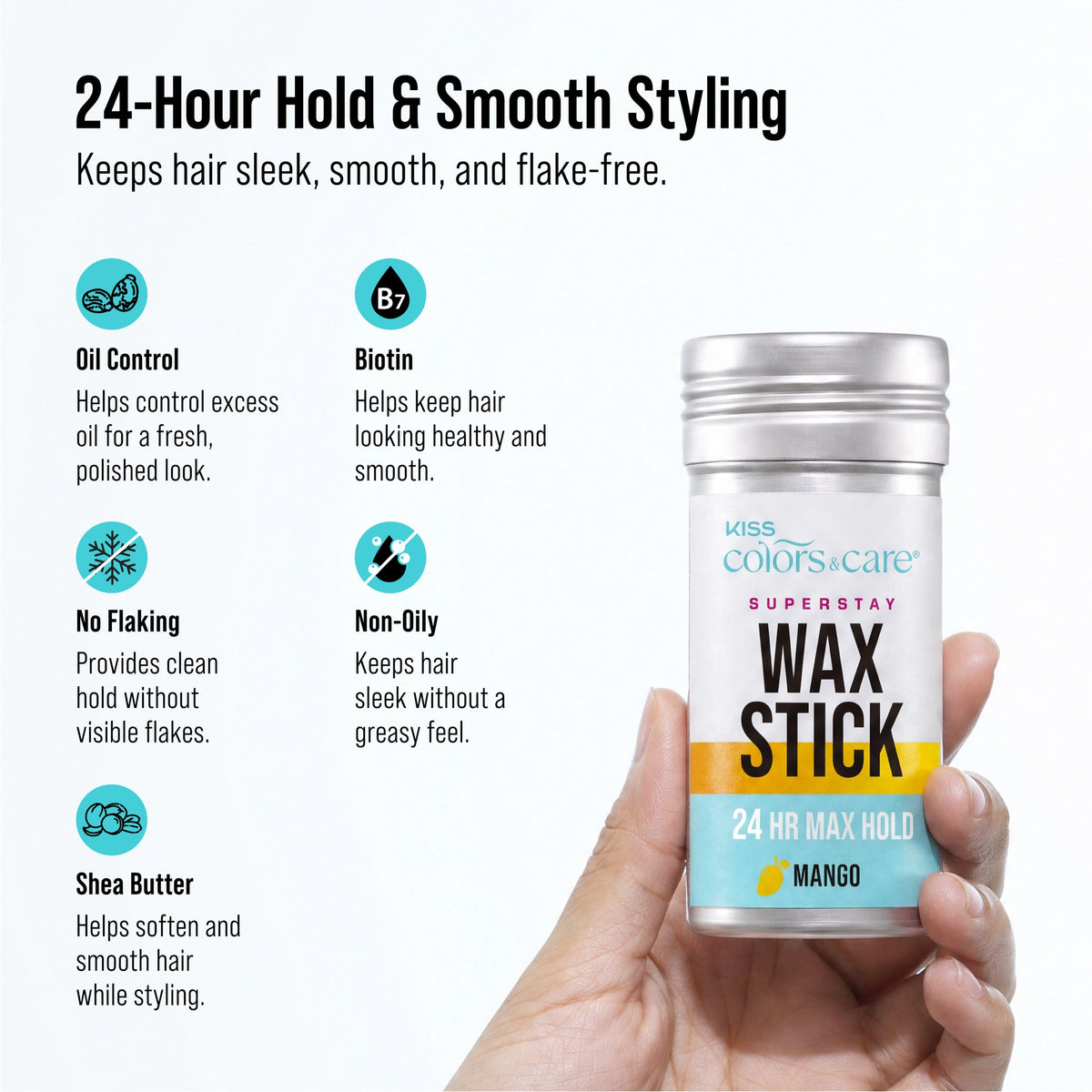 Hair Wax Styling Stick - 2.7 oz - Mango - photo 6