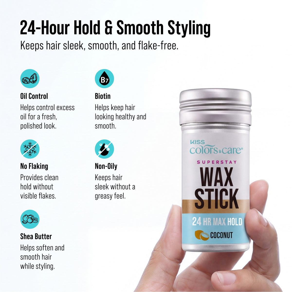 Hair Wax Styling Stick - 2.7 oz - Coconut - photo 6