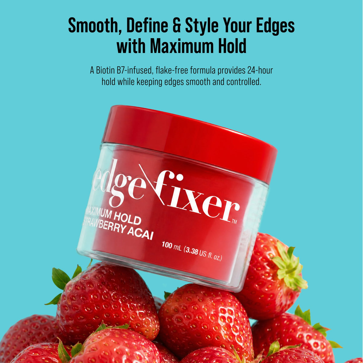 Maximum Hold Edge Fixer - 100 mL - Strawberry Acai - photo 5