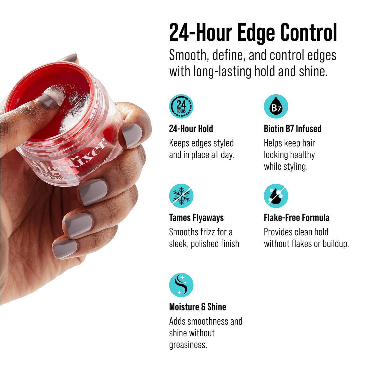 Maximum Hold Edge Fixer - 100 mL - Strawberry Acai - photo 6