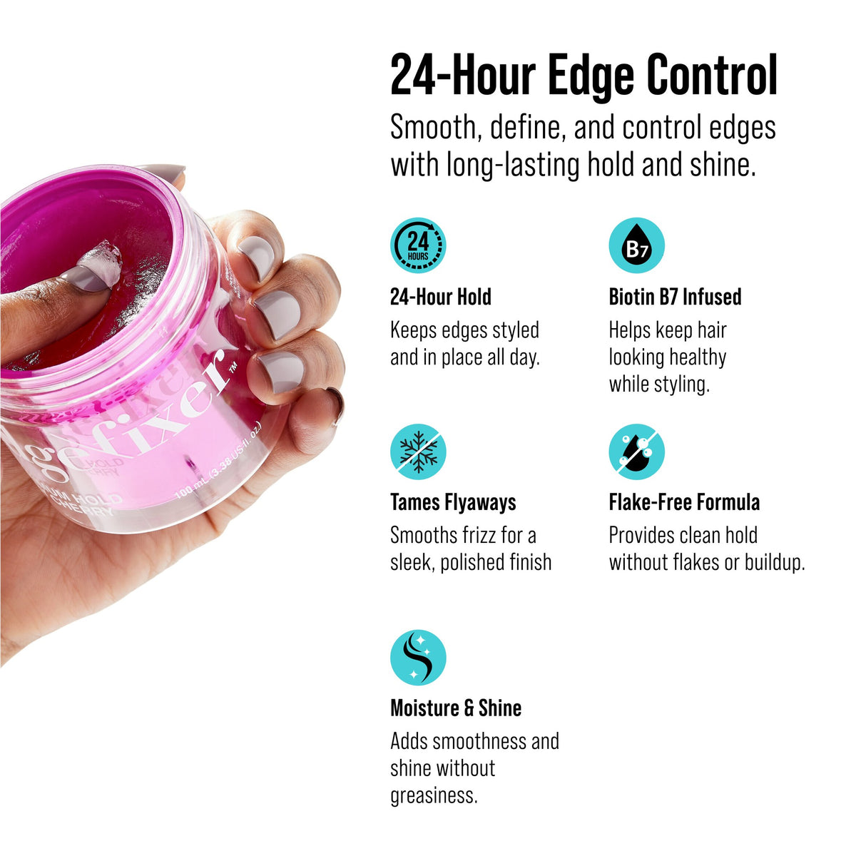 Maximum Hold Edge Fixer - 100 mL - Very Cherry - photo 6