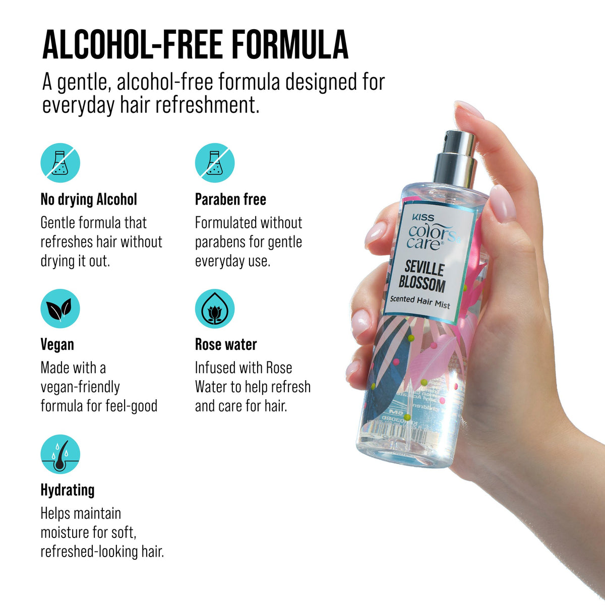 Clean Fragrance Hair Veil Mist - 118 mL - Sugarcloud Mirage - photo 6