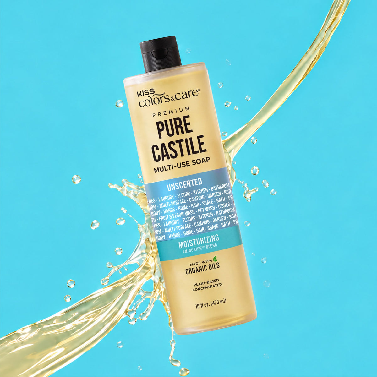 Premium Pure Castile Soap - 16 oz - Unscented - photo 2